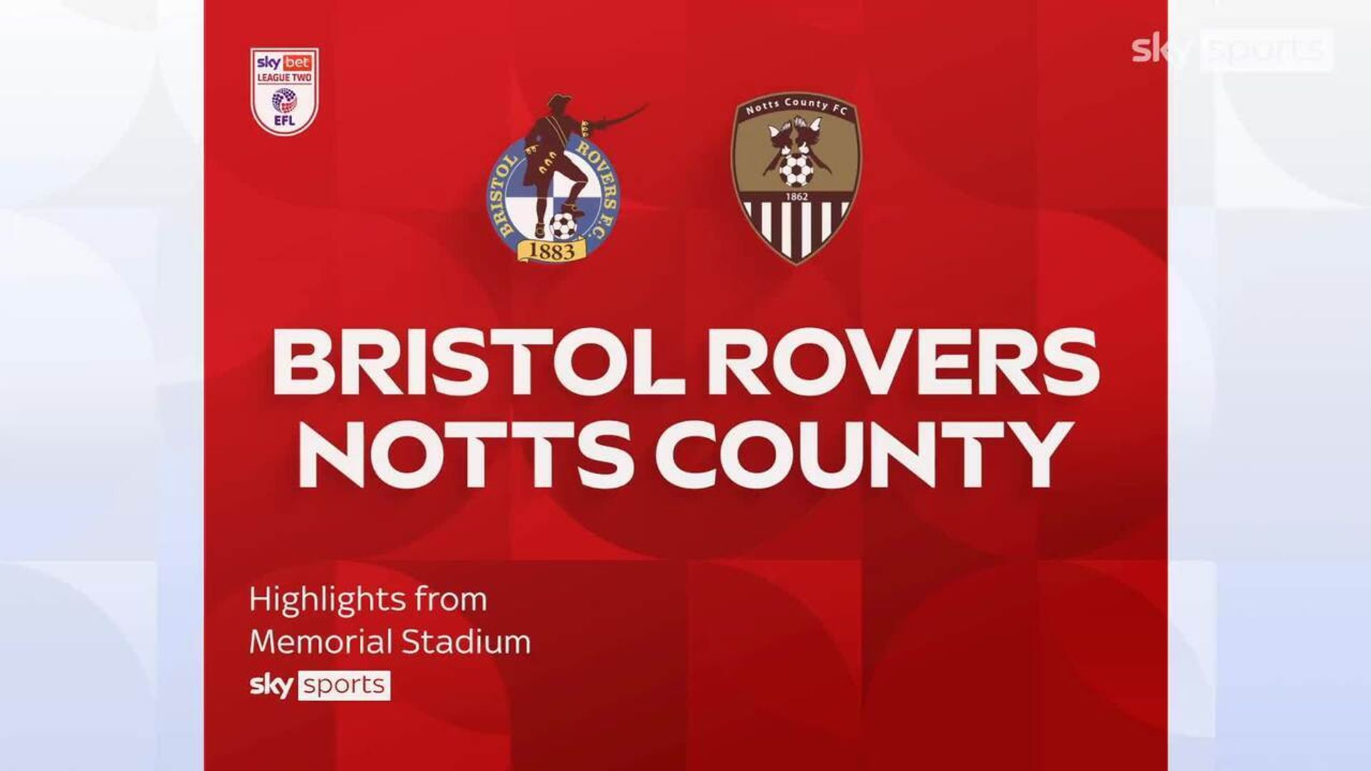 Bristol Rovers 0-1 Notts County
