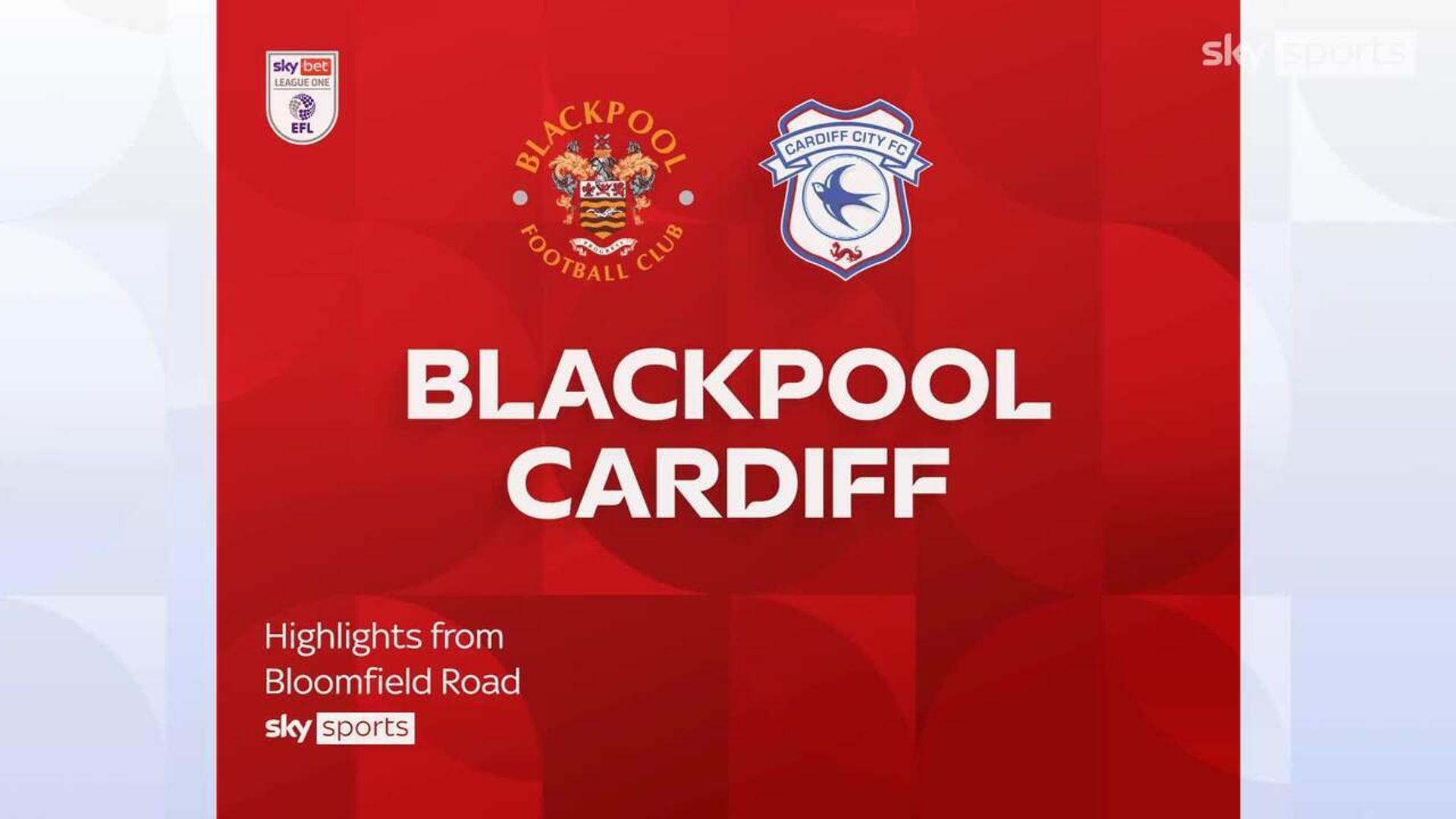 Blackpool 3-1 Cardiff