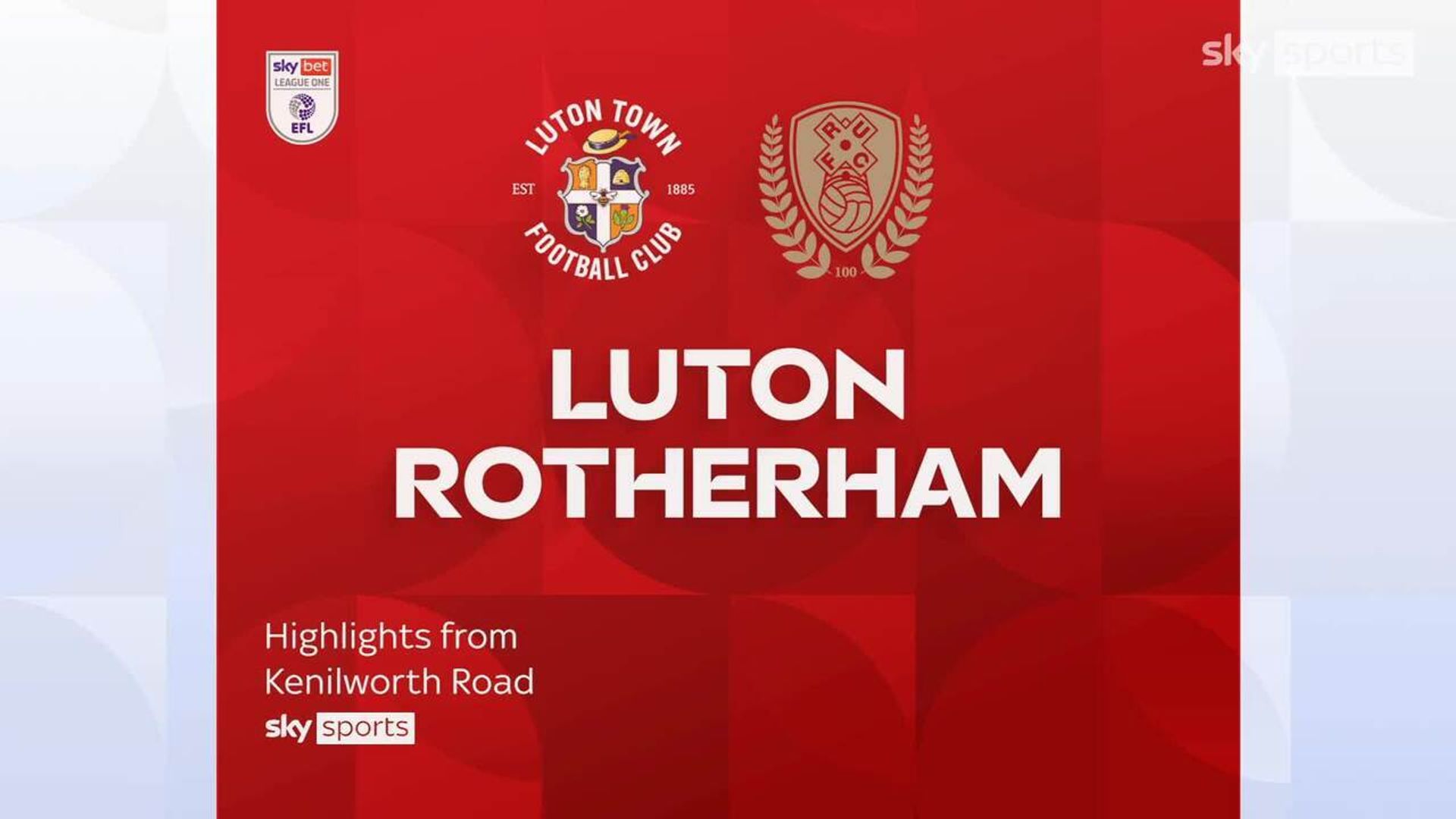Luton 0–0 Rotherham