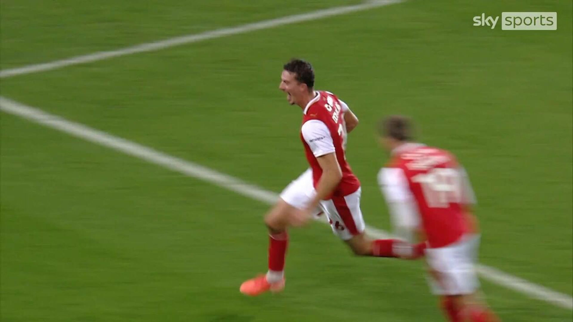 Douglas' header SNATCHES point for Rotherham with late equaliser