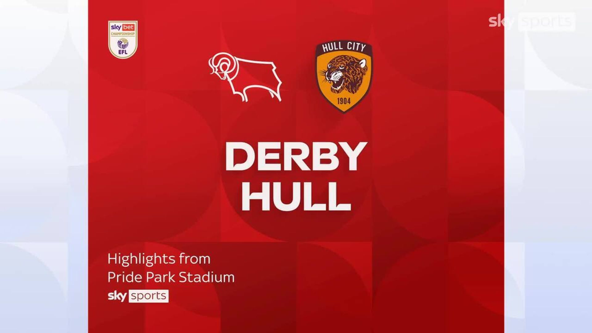 Derby 2-1 Hull