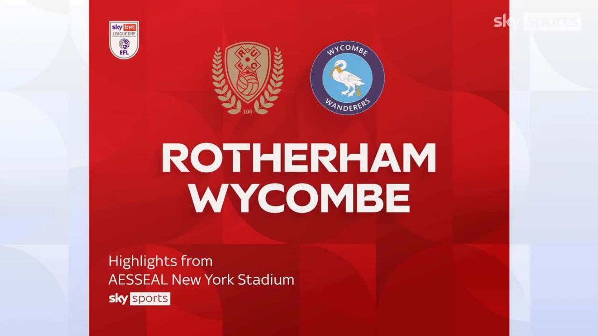 Rotherham 1-1 Wycombe