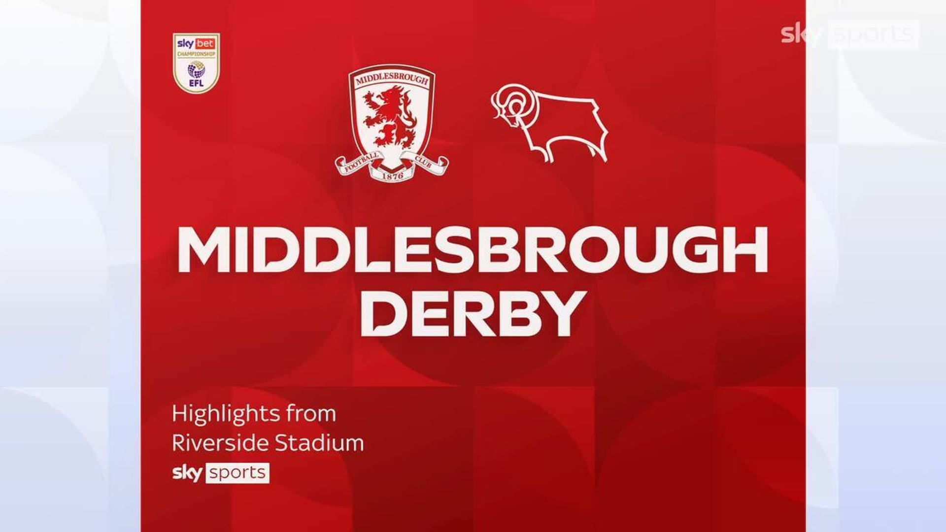 Middlesbrough 2-1 Derby