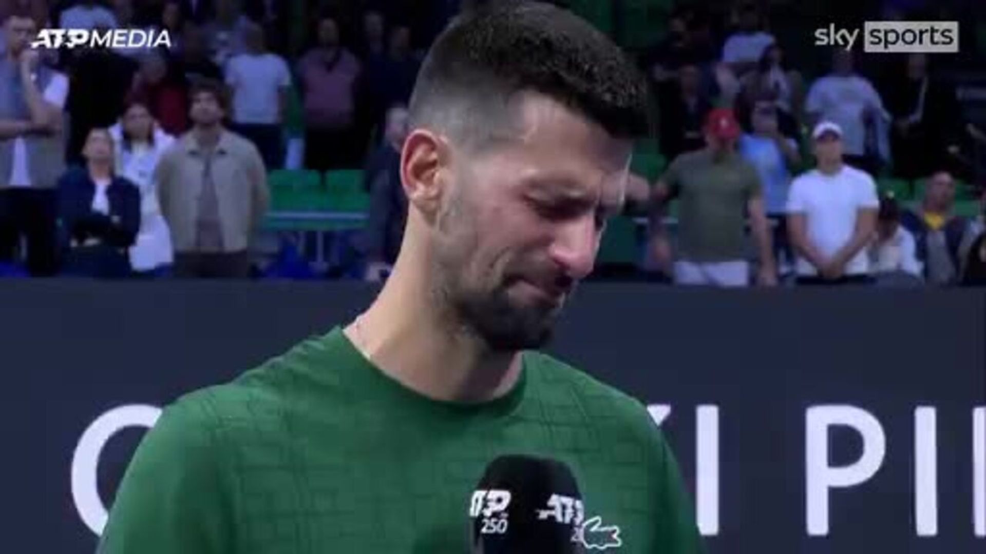 Djokovic pays emotional tribute to late coach Pilic