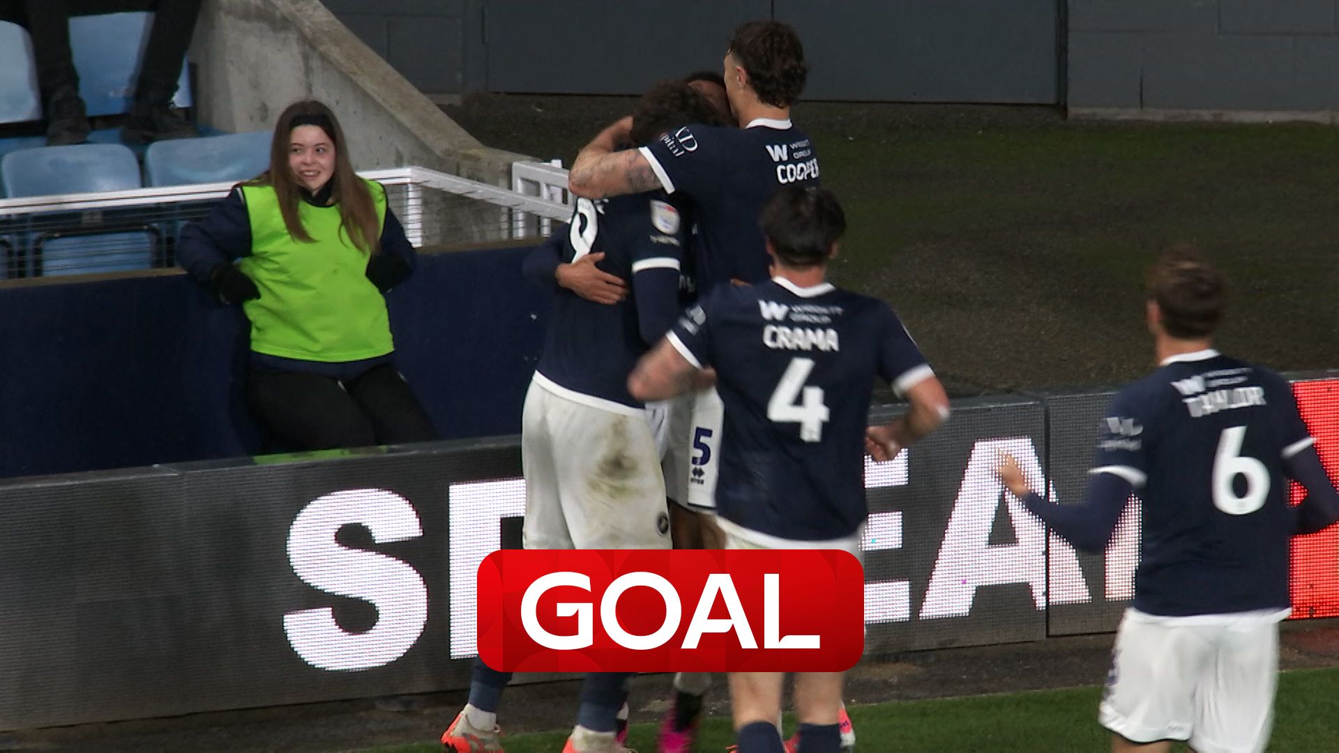 Azeez header puts Millwall ahead against Sheffield Wednesday!