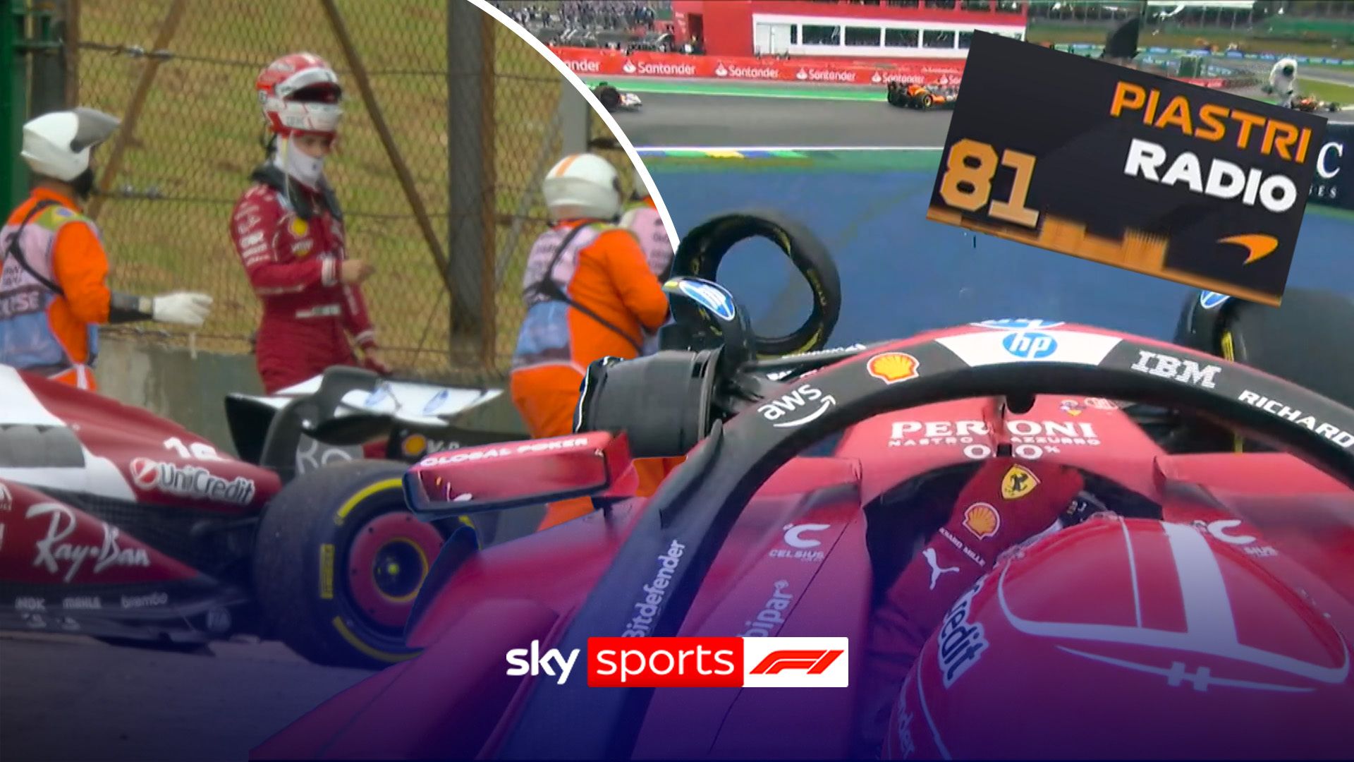 Piastri gets 10-SECOND penalty for causing Leclerc crash! 