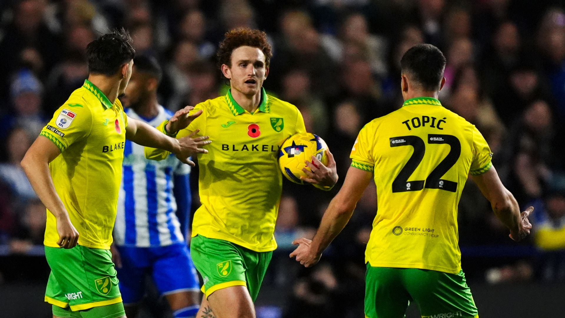 Norwich end losing run with point at Sheff Wed