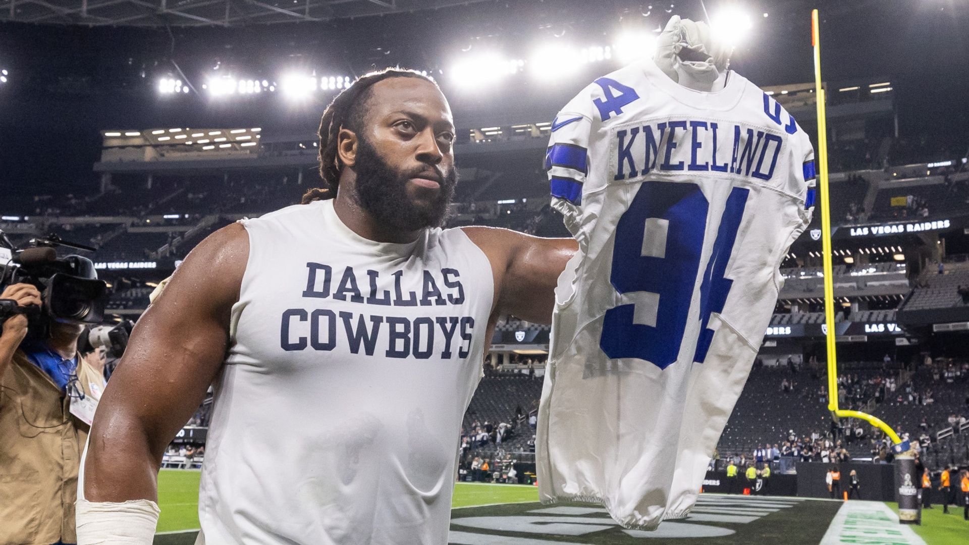 'This one's for you' - Cowboys beat Raiders in first game since Kneeland's death