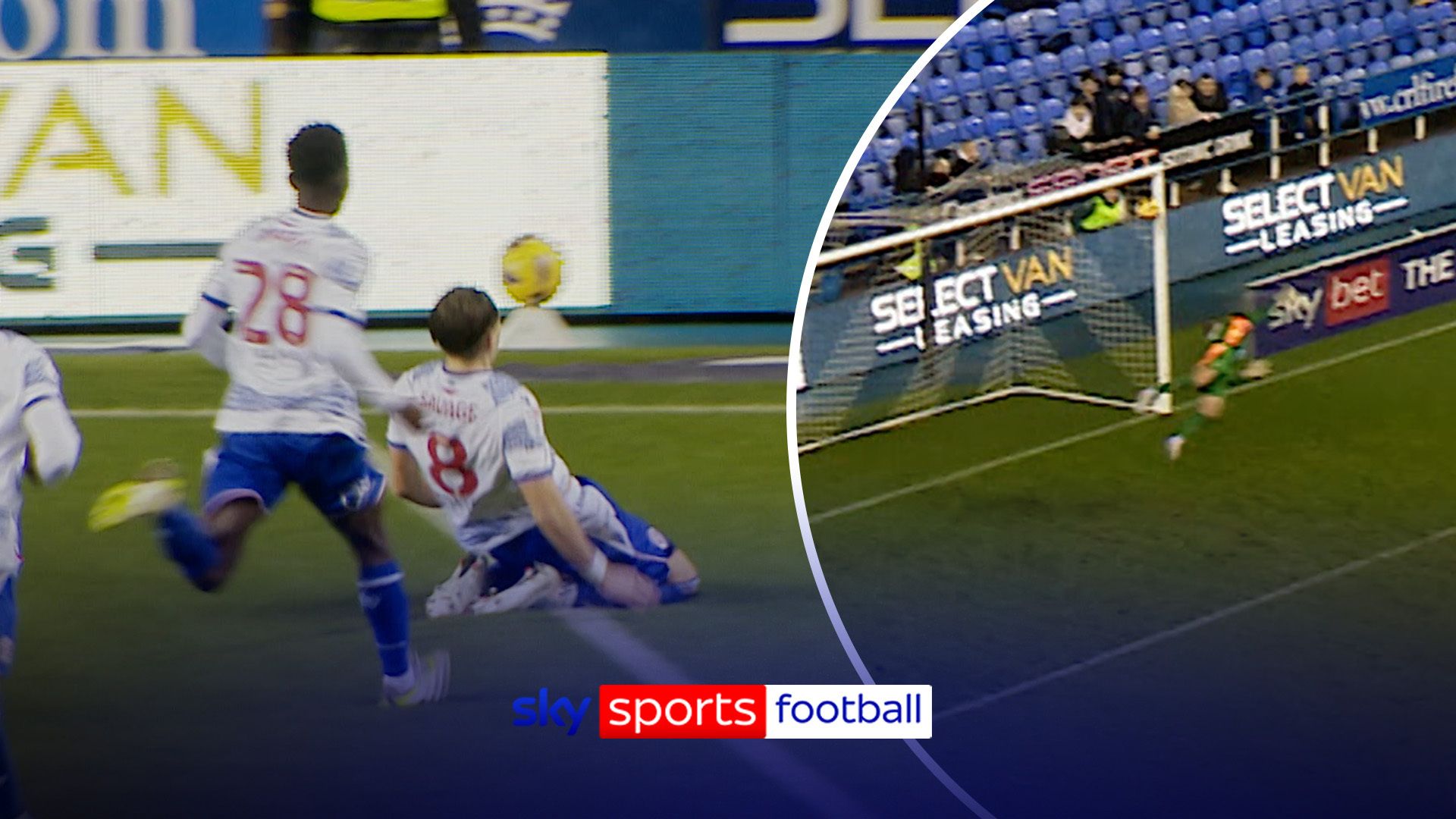 INCREDIBLE! Robbie Savage's son Charlie slams home SCREAMER for Reading