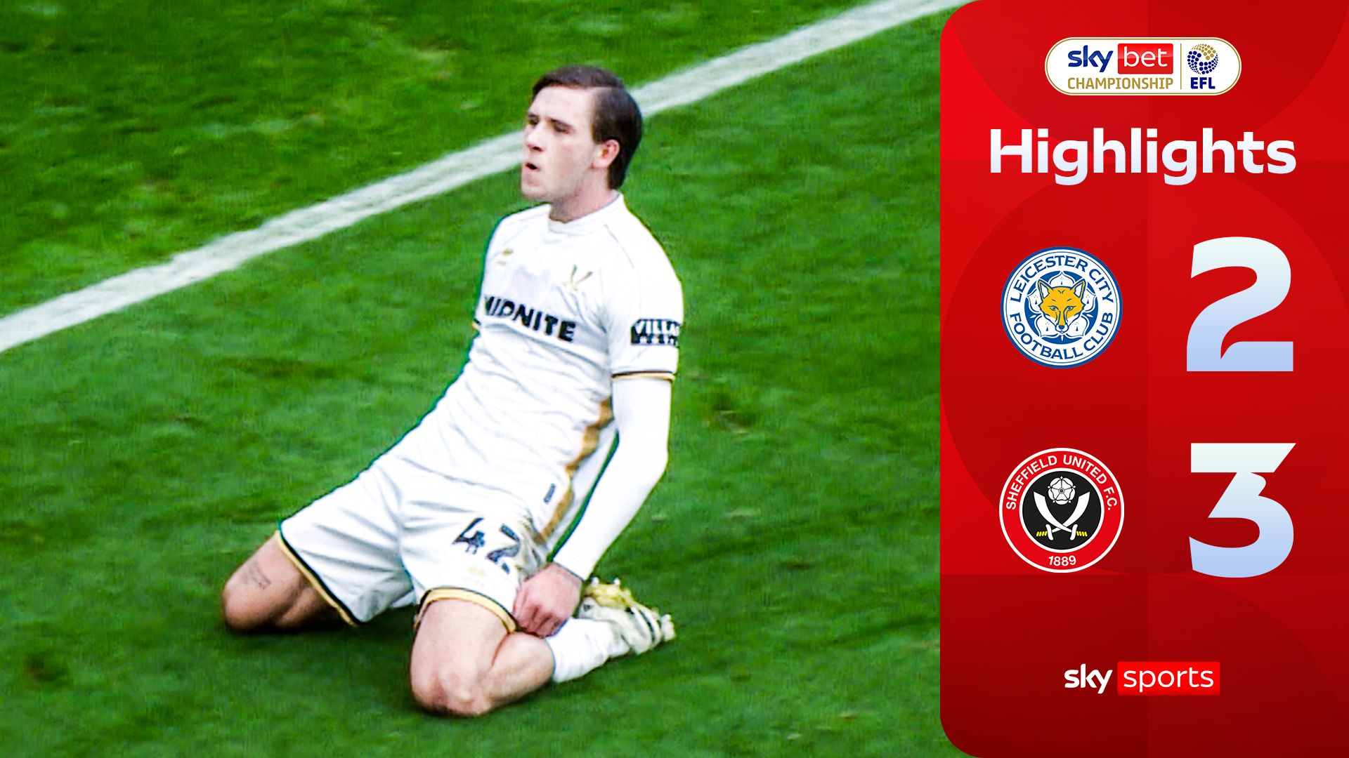 Leicester 2-3 Sheff Utd