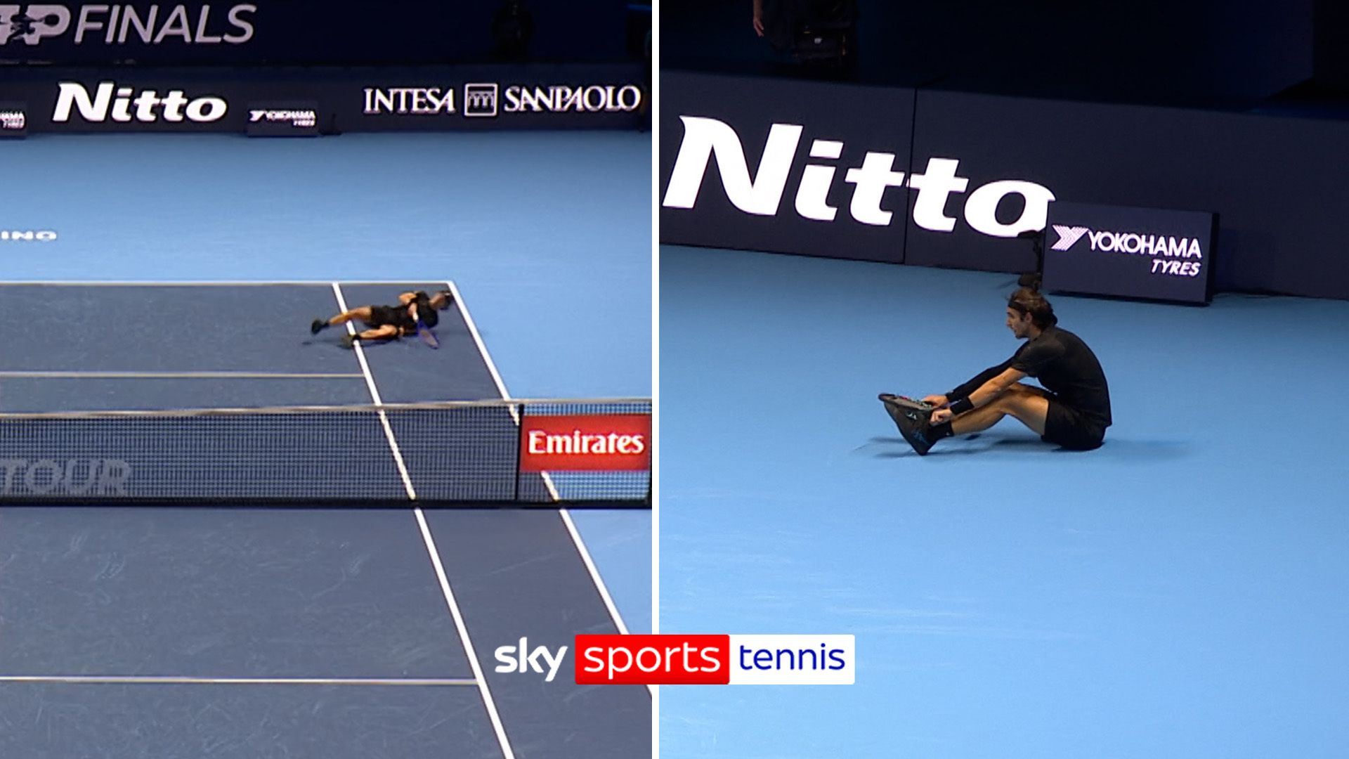 Point of the week! | Incredible rally leaves both players on the floor!