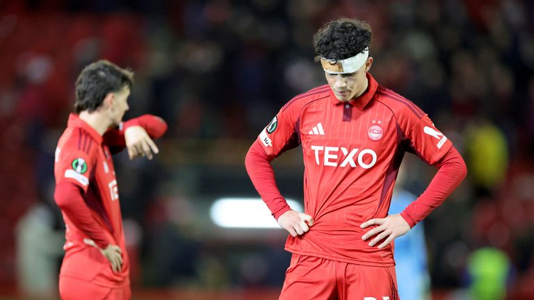 Aberdeen have picked up just two points from four Conference League games
