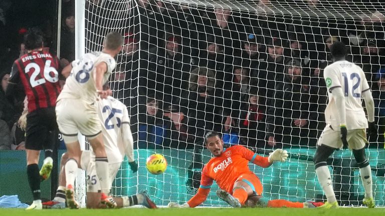 West Ham goalkeeper Alphonse Areola produced an incredible performance to deny Bournemouth victory