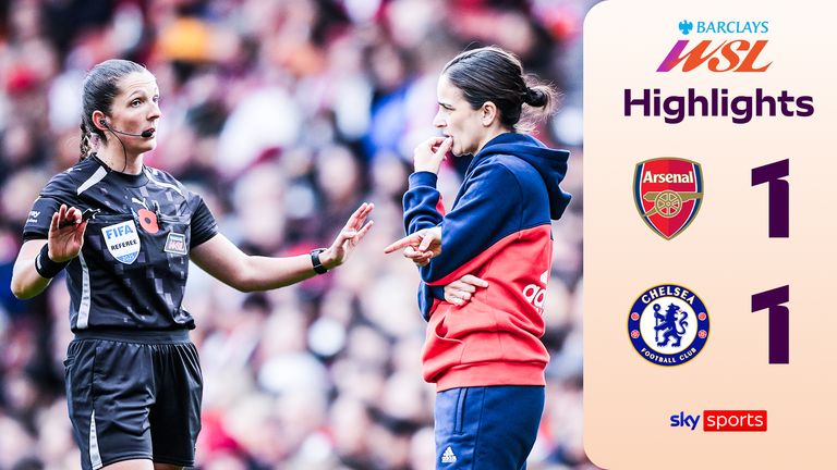Arsenal denied late win against Chelsea with controversial decision in WSL