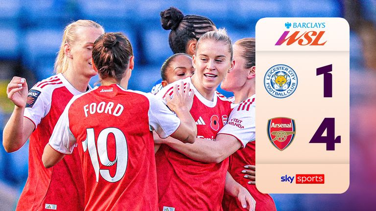 Leicester City 1-4 Arsenal | Women's Super League highlights