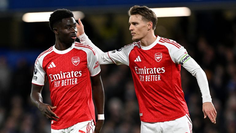 Arsenal's Martin Odegaard changed the game from the bench