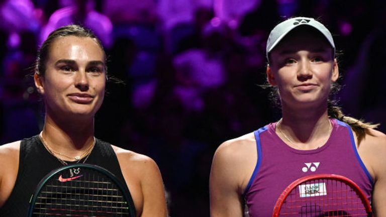 Aryna Sabalenka and Elena Rybakina face other in the WTA Finals