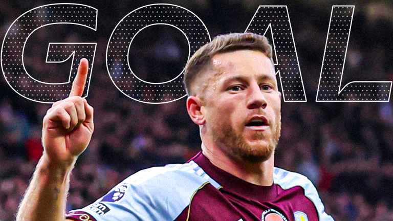 Barkley scores for Villa against Bournemouth