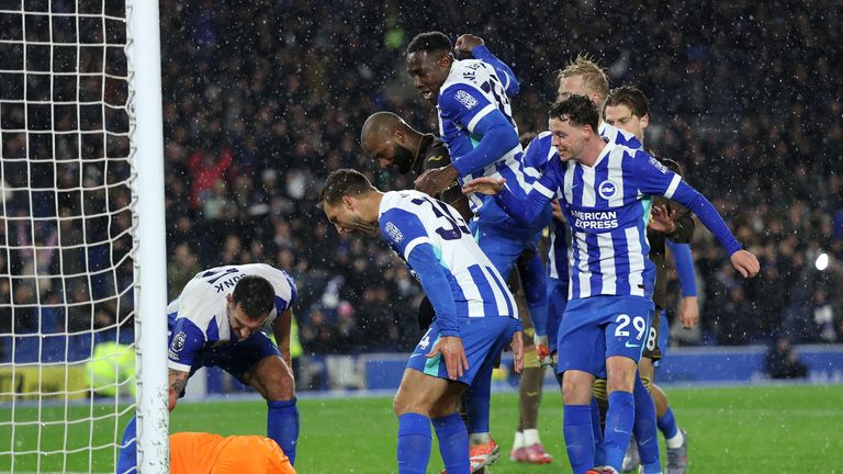 Verbruggen got the celebrations as Thiago felt the full force of the moment...