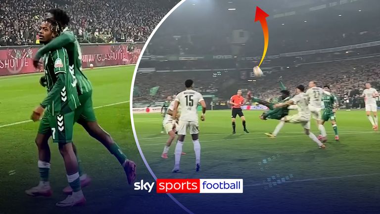 Bizarre Assist in Bundesliga