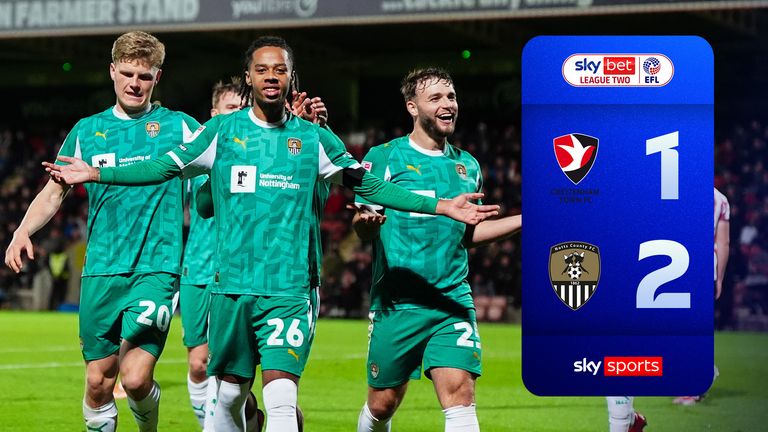 CHELTENHAM TOWN NOTTS COUNTY 10 NOV