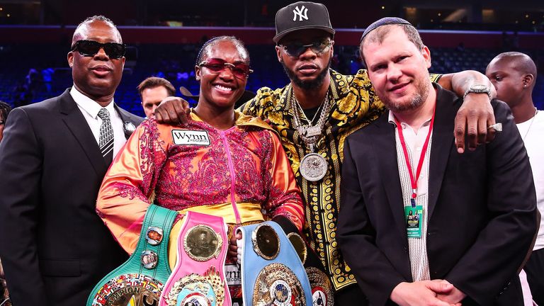 Claressa Shields, Dmitry Sarita (Photo by Sarita Promotions/Stephanie Tapp)