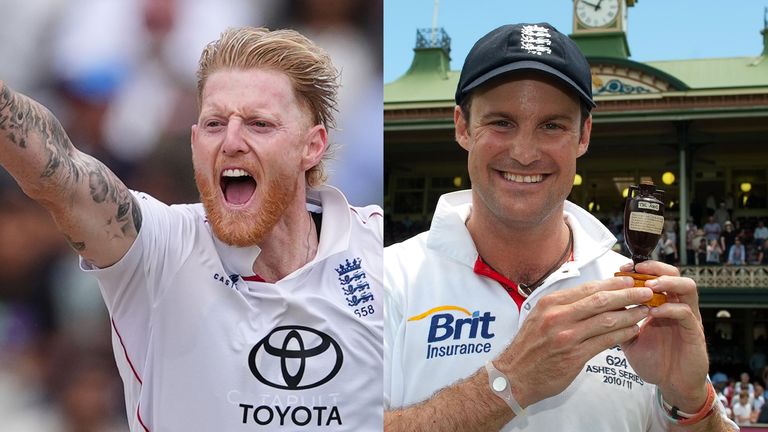 Ben Stokes and Andrew Strauss