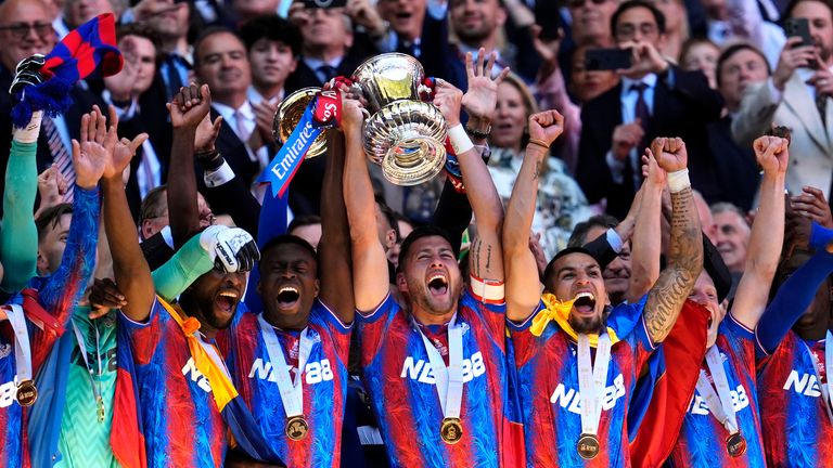 Crystal Palace won the 2024/25 FA Cup, beating Manchester City 1-0 in the final