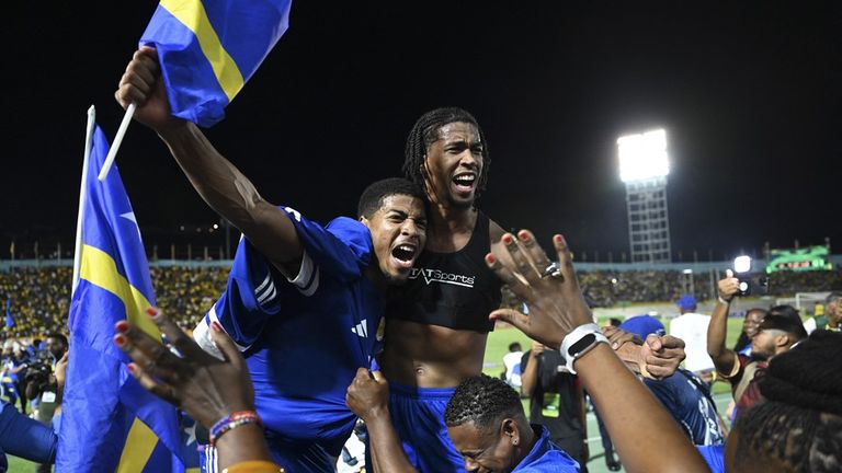 A goalless draw secured Curacao's place at next year's World Cup