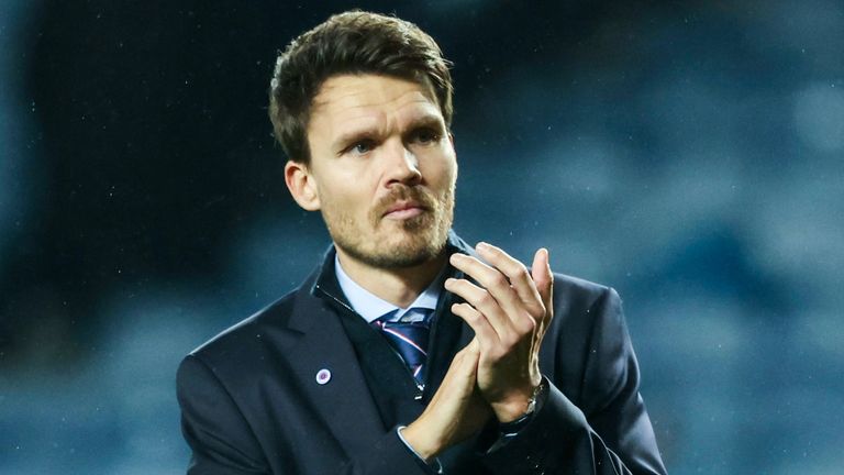 GLASGOW, SCOTLAND - NOVEMBER 06: Rangers head coach Danny Rohl at full time during a UEFA Europa League 2025/26 League Phase MD4 match between Rangers and AS Roma at Ibrox Stadium, on November 06, 2025, in Glasgow, Scotland. (Photo by Craig Foy / SNS Group)