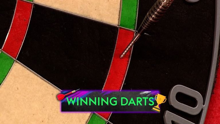 Martin Schindler completes the 100, defeating Alexis Toiro 5-2 and advancing to the Grand Slam of Darts final tournament for the first time.