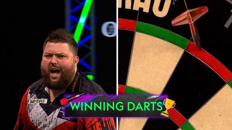 Michael Smith is into the knockout stage of the Grand Slam of Darts after overcoming Alex Spellman.
