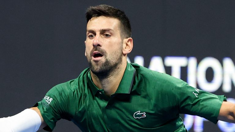 Novak Djokovic was too strong for Lorenzo Musetti 