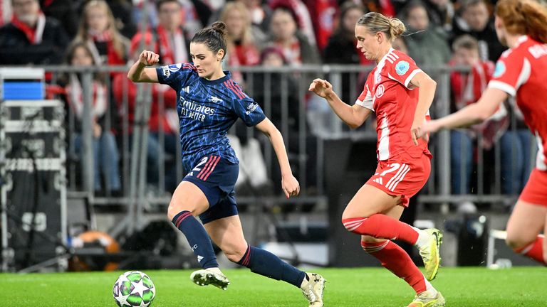 Arsenal lutou com a fisicalidade do Bayern de Munique