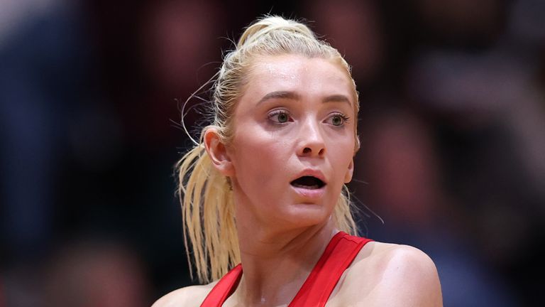 England fell to a 49-55 defeat in their third and final deciding game of their three-match series against New Zealand