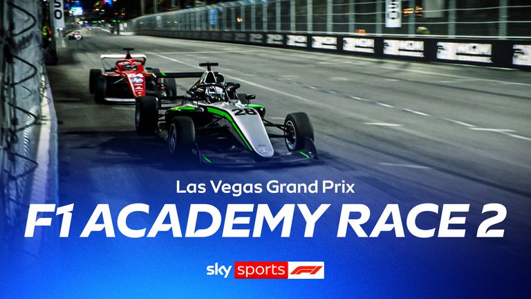 Highlights from the second F1 Academy race from the Las Vegas Grand Prix.