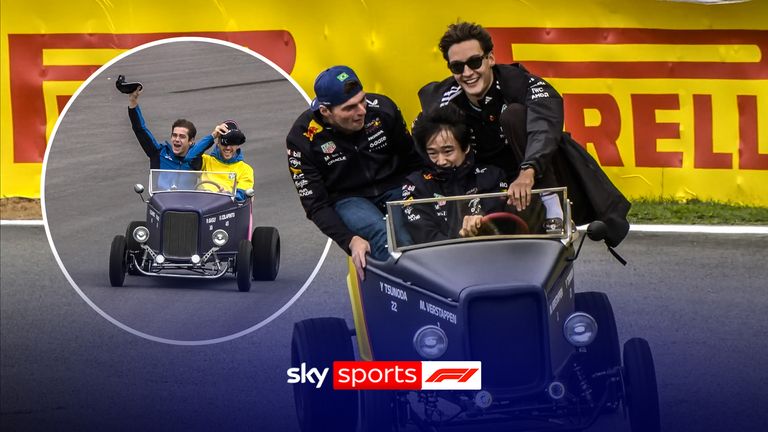 Watch back to the Sao Paulo GP which saw absolute chaos from the drivers parade.