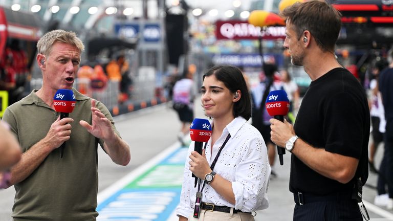 Jamie Chadwick là bình luận viên của Sky Sports F1 năm nay