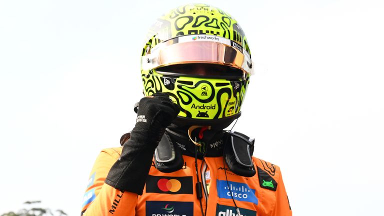 Lando Norris took pole position for the Sao Paulo GP Sprint