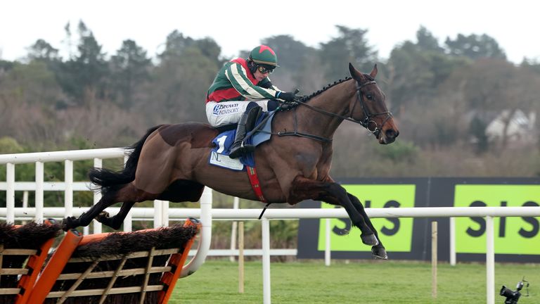 Final Demand with Paul Townend up wins the Solicitors Novice Hurdle at Leopardstown