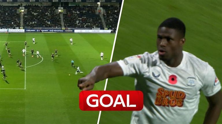 Thierry Small scored an absolute screamer as Preston took an early lead against Swansea in their Championship clash.
