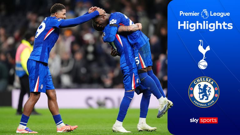 Highlights from the Premier League match between Tottenham Hotspur and Chelsea.
