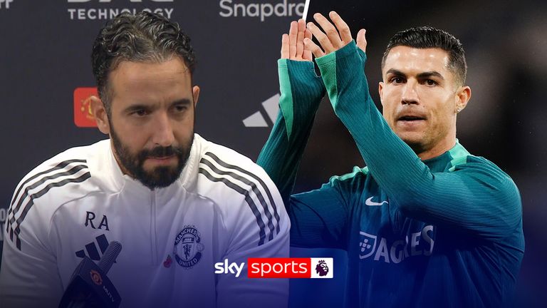 Ruben Amorim and Christiano Ronaldo