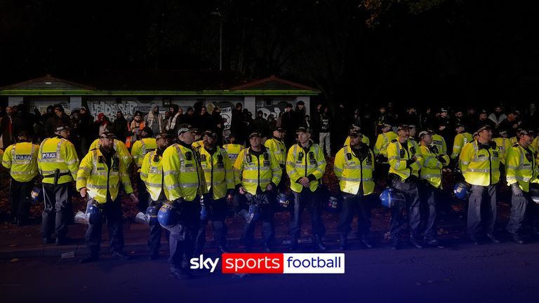With disruptive protests expected, Sky Sports News&#39; Rob Jones says Aston Villa&#39;s Europa League game against Maccabi Tel Aviv passed off without major incident.