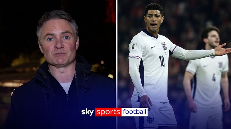 Sky Sports News' Rob Dorsett reacts after England beat Albania to maintain their perfect record in World Cup qualifying.