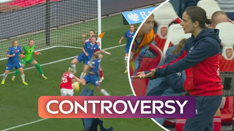 Arsenal are denied a goal after ref howler against Chelsea