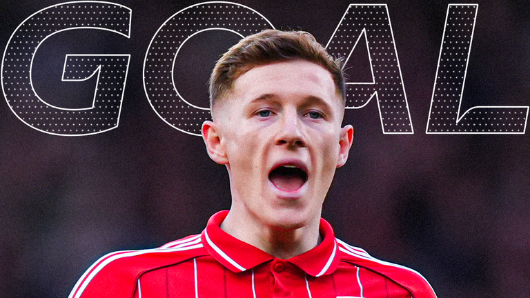 Anderson scores for Forest against Newcastle