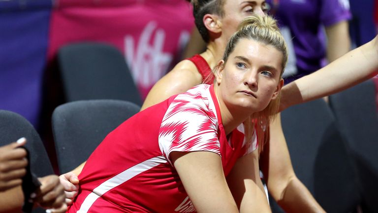 Fran Williams was the youngest member of an experienced England squad for the 2019 Netball World Cup in Liverpool