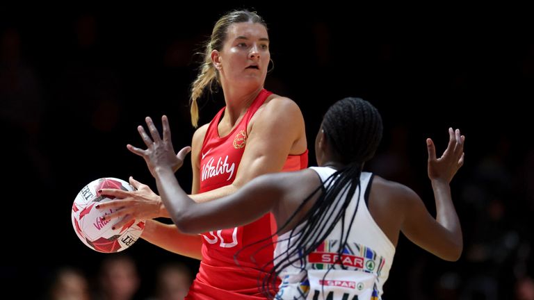 Francesca Williams captained England during their 2023 World Cup campaign that saw England take silver behind Australia
