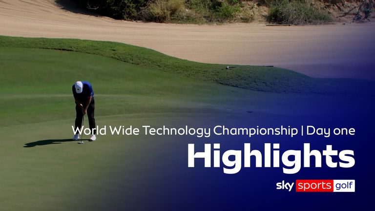 Highlights from day one of the World Wide Technology Championship at El Cardonal Golf Course.